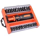 ドライバー&ビットセットW / Assortedケース – クイックリリースハンドル 45-Piece 45PcScrewDvrSet