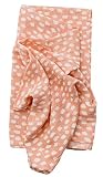 CLEMENTINE KIDS クレメンタインキッズ モスリンコットン スワドル 120x120cm 出産祝い ベビー ガーゼ おくるみ ベビーブランケット Spotted Blush スポッテッドブ