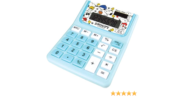 Amazon Co Jp ティーズファクトリー キャラ電卓 スヌーピー チラシ Sn ch 文房具 オフィス用品