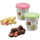 六花亭 ストロベリーチョコ（130g×2箱）袋入 ストロベリーチョコホワイト/ストロベリーチョコミルク 2個アソート