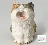 【信楽焼 置物】あくび猫