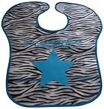 サンベビー 袖なしくるりんポケット食事用エプロン ゼブラ スター