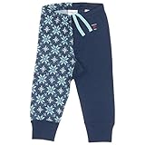 Polarn O Pyretメリノウールスノーフレーク関数パンツ(新生児) カラー: ブルー