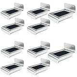 Uniquefire 10x 第二世代 ソーラー充電式LEDライト　16個LED電球　センサー搭載　アウトドアライト