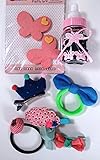grepo 可愛い子供用ヘアアクセサリー７個セット、プレゼント＆ギフトにも最適！赤ちゃんにも使えるマジックタイプのヘアアクセ入り　(色々な種類のヘアアクセサリーで、毎日楽しくイメージチェンジ出来ちゃい