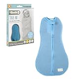 Woombie True Air Swaddle - Easy to Use Natural Approach to Swaddling - Stretchy but Snug Breathable 