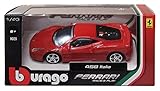 ブラーゴ 1/43 フェラーリ 458 イタリア レッド 完成品