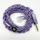 【JSHiFi-Lavender】QDC4.4mmリケーブル 4.4mm銀メッキと銅混合交換ケーブル QDCイヤホンアップグレードケーブル (QDC4.4mm)