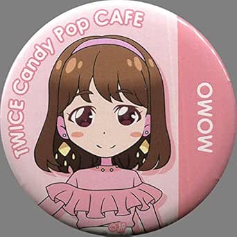 Amazon Co Jp モモ Twice Candy Pop Cafe 缶バッジ アニメキャラクター ホビー 通販
