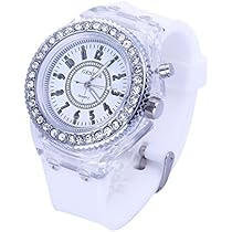 Amazon | Geneva レディース シルバーステンレススチール