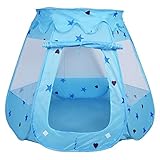 Mudder Kid Princess Play Tent Indoor and Outdoor Play House Playpen Ball Pit Pool, Blue [並行輸入品]