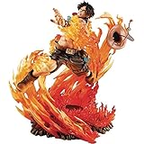 25cm ワンピース ポートガスDエース 戦闘シーン スタチューモデル 人形玩具 POP 火拳のエース 15周年記念特別版 アニメフィギュア