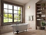 67 " Cast Iron Double Ended Tub with 7 "蛇口穴drillings- " Vernon " TC67DECIORB-7