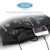 BigBlue 28W ソーラーチャージャー ソーラーパネル 防水 ソーラー充電器 3USBポート 防災 山登りアウトドア ポータブル 折り畳み式 USB充電器 iPhone iPad Android