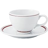 光洋陶器 コントルノ カプチーノカップ&ソーサー マロン 58506051&57006055
