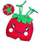 I-fame Unisex-baby Infants Tomato Costume (4 Months- 2 Years) (L (15- 27 Months)) [並行輸入品]
