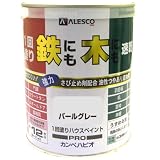 カンペハピオ 1回塗りハウスペイント パールグレー 2L