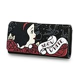 ディズニー 財布 Disney Snow White Tattoo Flash Print Textured Faux Leather Wallet [並行輸入品]