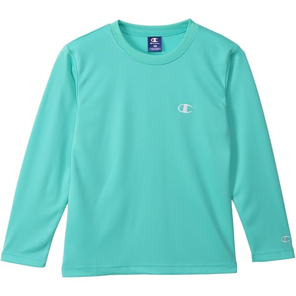 Amazon | [チャンピオン] モダン Tシャツ 長袖 丸首 吸水速乾