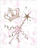 Oopsy Daisy Fine Art for Kids Little Princess Tiara and Wandキャンバス壁アートby Kris Langenberg 14 x 18" NB2