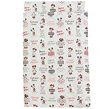 ディズニー　ミッキー　ミニー　お昼寝布団カバー　掛カバー　敷カバー　ファスナータイプ　保育園 (赤（ミニー）)