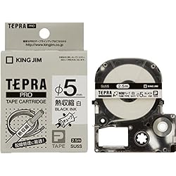 キングジム テープカートリッジ テプラPRO 熱収縮チューブ SU5S