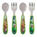 The First Years Disney Easy Grasp Flatware - The Good Dinosaur - 2 Sets by The First Years