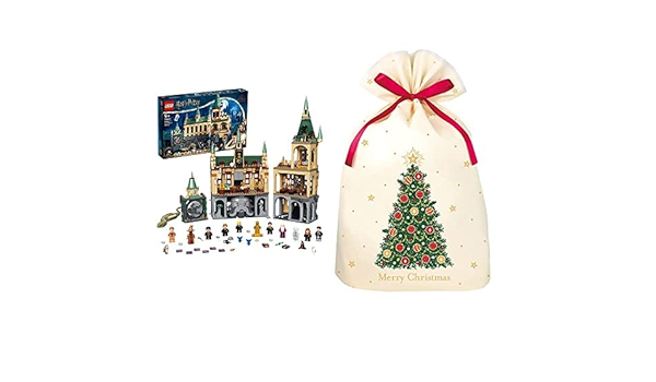 Amazon Co Jp ホグワーツ 秘密の部屋 インディゴ クリスマス ラッピング袋 グリーティングバッグ4l クリスマスツリー アイボリー Xg618 文房具 オフィス用品