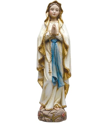 Amazon.co.jp: 黒の聖母マリア像または黒の聖母像とルルドの祈りの