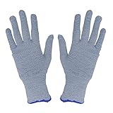 JAPPY 耐切創手袋 グレー/青 Mサイズ HG-750-JP-M