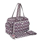 KANGMING 多機能 マザーズバッグ 大容量 全面防水 ショルダーバッグ おむつ換えシート 吊り下げベルト セット ママバッグ (レッド)