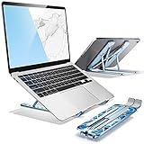 i-Blason ノートパソコンスタンド ブレットスタンド 折りたたみ式 放熱性 コンパクト 高さ調整 角度調整 姿勢改善/腰痛/猫背解消 