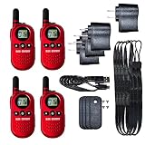 BLUE CENTURY 超小型 特定小電力トランシーバー BC-20Chanty RED(本体4台セット)