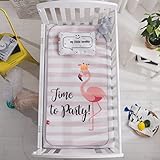 ベビーシーツ　ベビーひんやりマット　お昼寝マット　ひんやりの敷きマット　冷感敷パット　ベビー用ひんやりシーツ　ベビーシート　寝ござ　接触冷感　枕付き　赤ちゃん用　夏用　通気　暑さ対策　快適 (フラミン