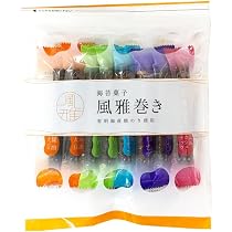 Amazon.co.jp: 海苔菓子 風雅巻き詰合せ 4種類18本入(FC-6) : 食品