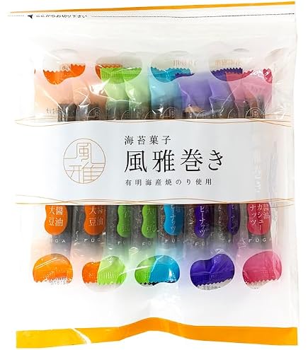 Amazon | 風雅巻き FC-9 5種類 27本入 海苔菓子 風雅巻き詰合せ