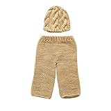 Zhhlinyuan Fashion Newborn Baby Boy Girl Crochet Knit Costume Photo Photography Prop Outfit 2196