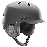 BERN (バーン) WATTS DELUXE ヘルメット メンズ ウィンター モデル HARD HAT アクションスポーツ XXXL MATTE GREY