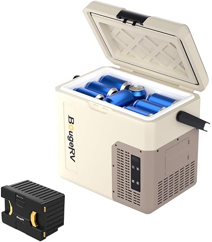 Amazon.co.jp: F40C4TMP ポータブル冷蔵庫 車載冷蔵庫 18L 専用パネル
