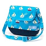元気にお出かけベビーショルダーバッグ　おしゃれヨットでバカンスの旅（スカイブルー）　B1702300　日本製