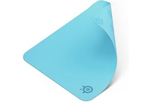 SteelSeries ゲーミングマウスパッド ノンスリップラバーベース 32cm×27cm×0.2cm QcK Aqua Mサイズ 63459 アクア