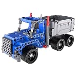 TAKUMI プルバックカー積み木型　速いミニカー　工事車　子供　21.6x8x11cm 301pcs(T2007)