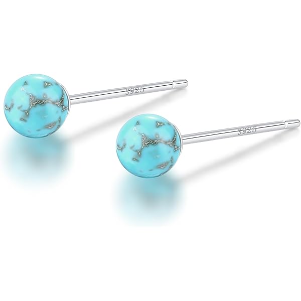 Amazon | 【ターコイズ ピアス】 本物シルバー925 ピアス 片方 トルコ