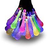 Amaz-Play Outdoor Solar String Lights - Waterproof Decorative Led Lights for Christmas Tree Patio Pa