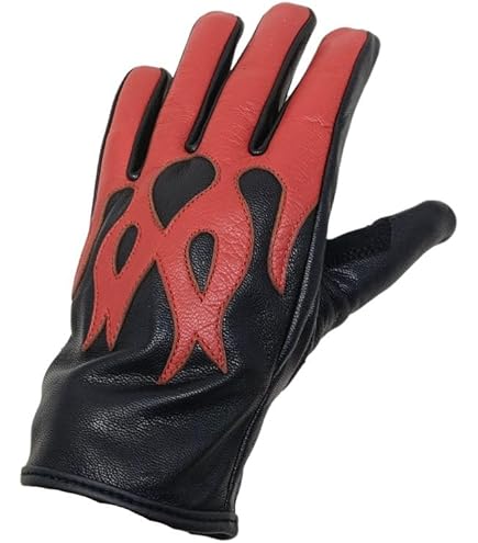 Amazon | MOTOFIELD □ ボーンレザーグローブ 骨(スカル