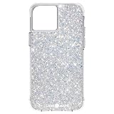 【Case-Mate】iPhone 13 mini/iPhone 12 mini〔3.0m落下耐衝撃/ワイヤレス充電対応〕ハイブリッドケース iPhone13mini iPhone13miniケース iPhone13miniカバー iPhone12mini iPhone12miniケース iPhone12miniカバー ケース カバー 可愛い かわいい おしゃれ シルバー キラキラ ラメ ストーン ケースメイト Twinkle - Stardust CM046850