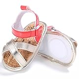 Lutents ベビー　キッズ　サンダル　シューズ　　赤ちゃん　子供用　男女児 男の子 女の子　歩行靴　マジックテープ　真夏靴 　柔らかい　出産祝いギフト　可愛い おしゃれ (12cm（6-12月）,