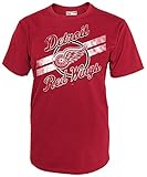 NHL Detroit Red Wings NHL半袖Tシャツ、Large、アスレチックレッド