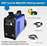 200A IGBT ARC Welding Machine & welding helmet & welding holder & cable & VAT200A IGBT ARC溶接機＆溶接ヘルメッ