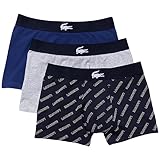 [ラコステ] ショート ボクサーパンツ 3枚セット メンズ 下着 5H1774 navy_blue/white_silver(BCK) S [並行輸入品]